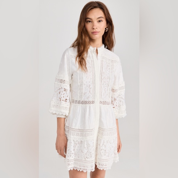 Alice + Olivia - White Lace Dress - XS Alice + Olivia - White Lace Dress - XS
